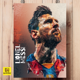 Lionel Messi-Goat-10-Premium Acrylic Poster