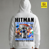 Rohit-Aka-Hitman 45-Unisex Oversized Light Shades-Hoodie-Limited Edition