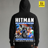 Rohit-Aka-Hitman 45-Unisex Oversized Hoodie-Limited Edition