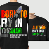 Tricolor Altitude -Unisex Oversized Classic T-Shirt- BapZee's Limited Edition