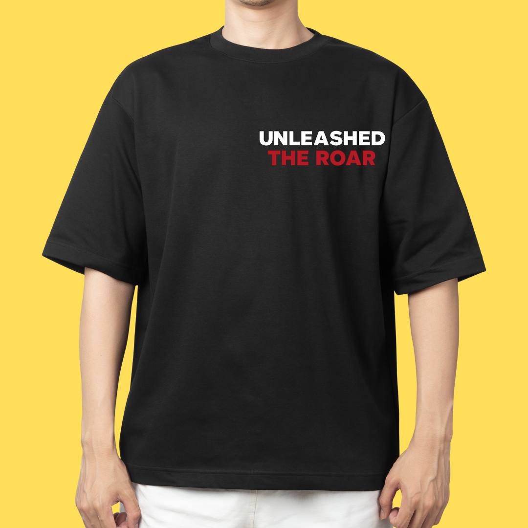 UNLEASHED THE ROAR-Lion themed Exclusive Edition-Unisex Oversized Classic T-Shirt