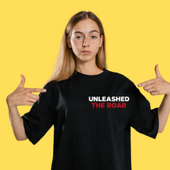 UNLEASHED THE ROAR-Lion themed Exclusive Edition-Unisex Oversized Classic T-Shirt