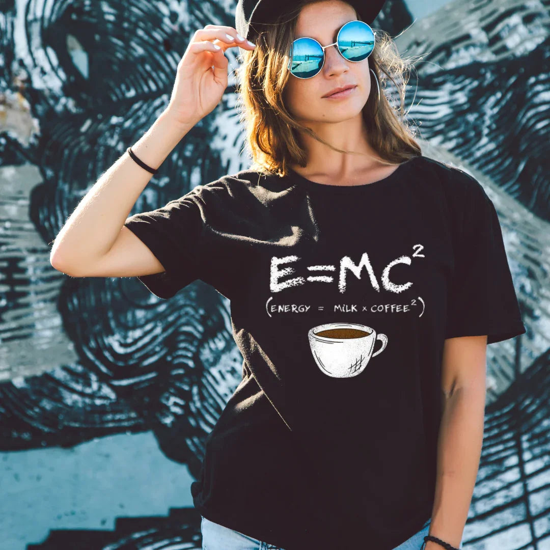 Energy = Mik * Coffee ^2 Exclusive Popular Tee Design