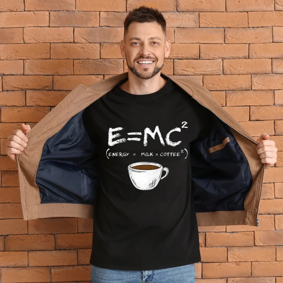 Energy = Mik * Coffee ^2 Exclusive Popular Tee Design