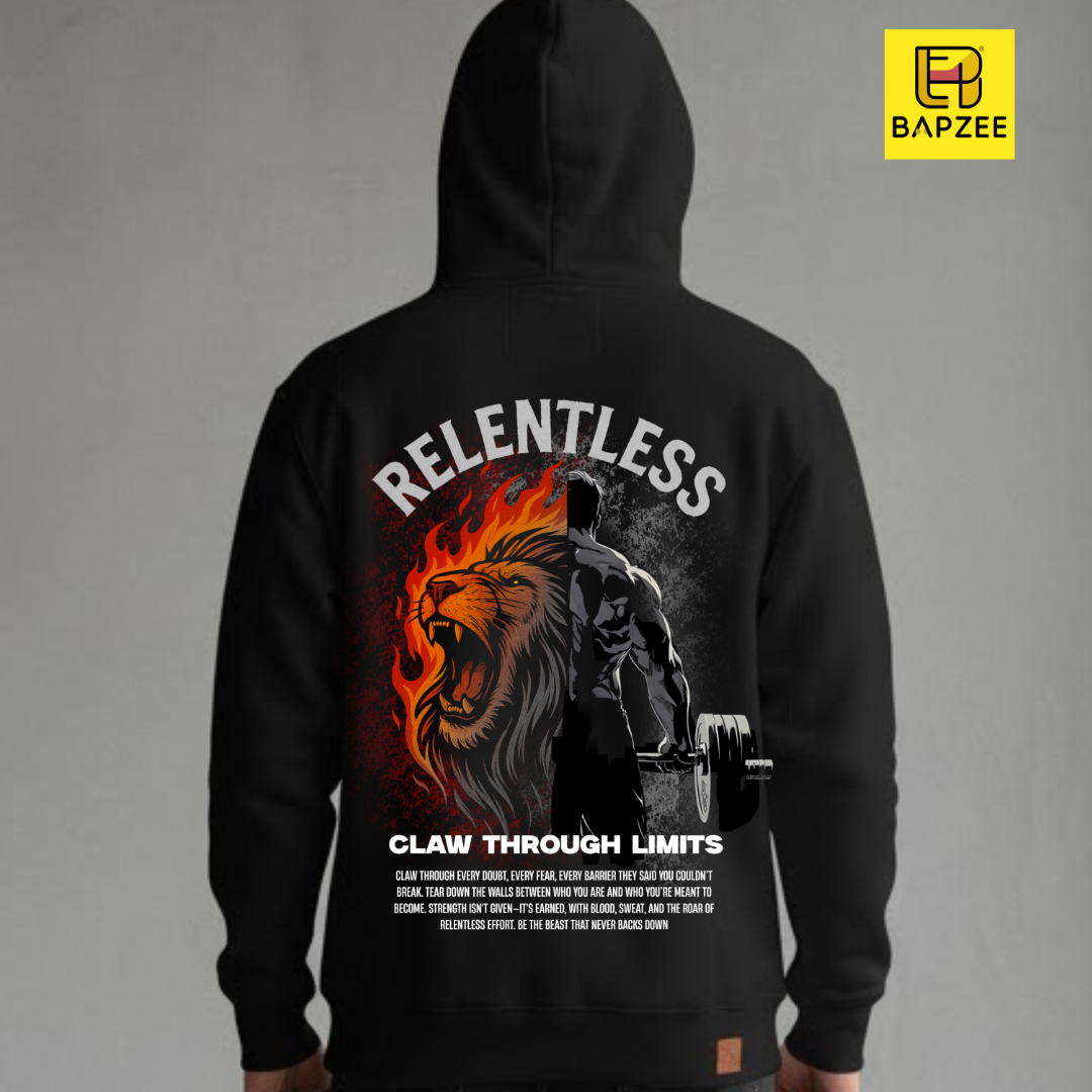 Relentless-Alpha Cum Lion Edition-Unisex Oversized Hoodie