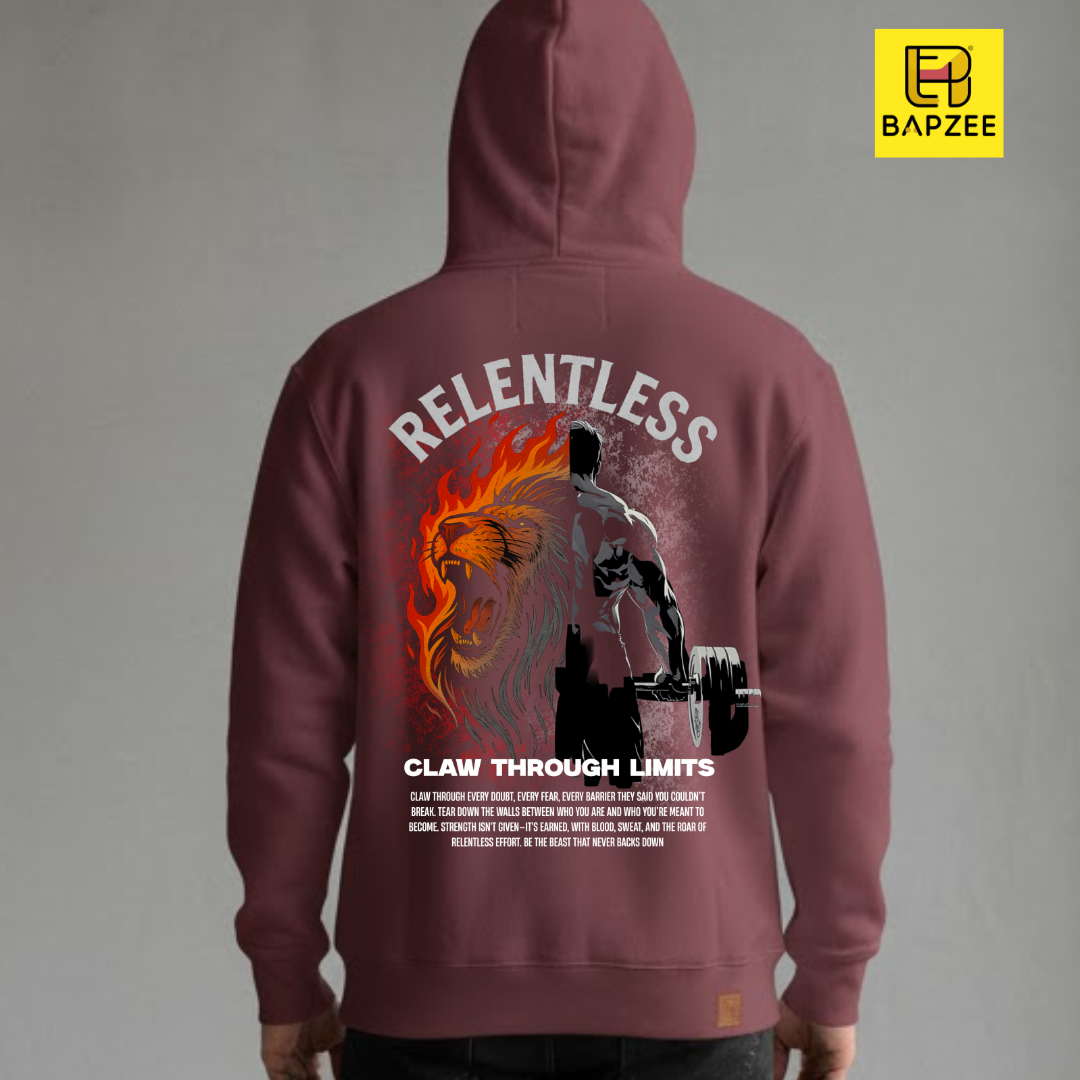 Relentless-Alpha Cum Lion Edition-Unisex Oversized Hoodie