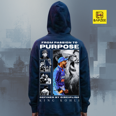 Kohli Redefined Passion to Purpose- Unisexx Oversized Hoodie