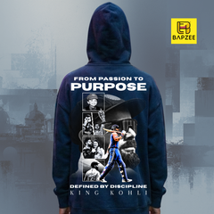 Kohli Redefined- Passion to Purpose-Unisex Oversized Hoodie Limited Edition