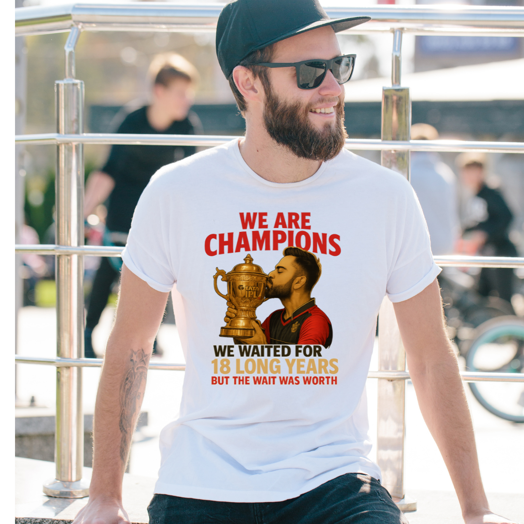 RCB- We are Champions Limited Edition. -- Tribute to all RCB/ KingKohli Fans.