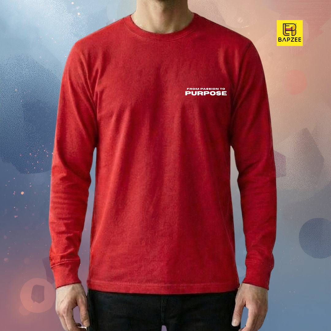 Passion to Purpose-Kohli Edition-Men's Full Sleeve T-Shirt