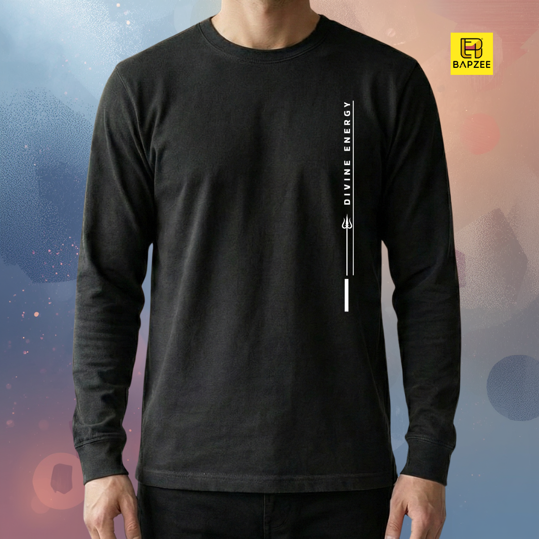 Soul Echoes Lord Shiva Edition-Men's Full Sleeve T-Shirt