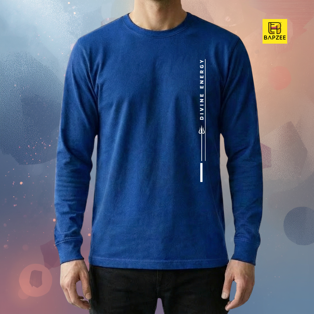Soul Echoes Lord Shiva Edition-Men's Full Sleeve T-Shirt