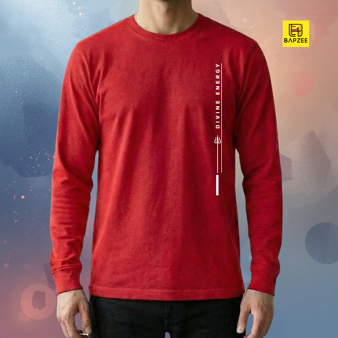 Soul Echoes Lord Shiva Edition-Men's Full Sleeve T-Shirt