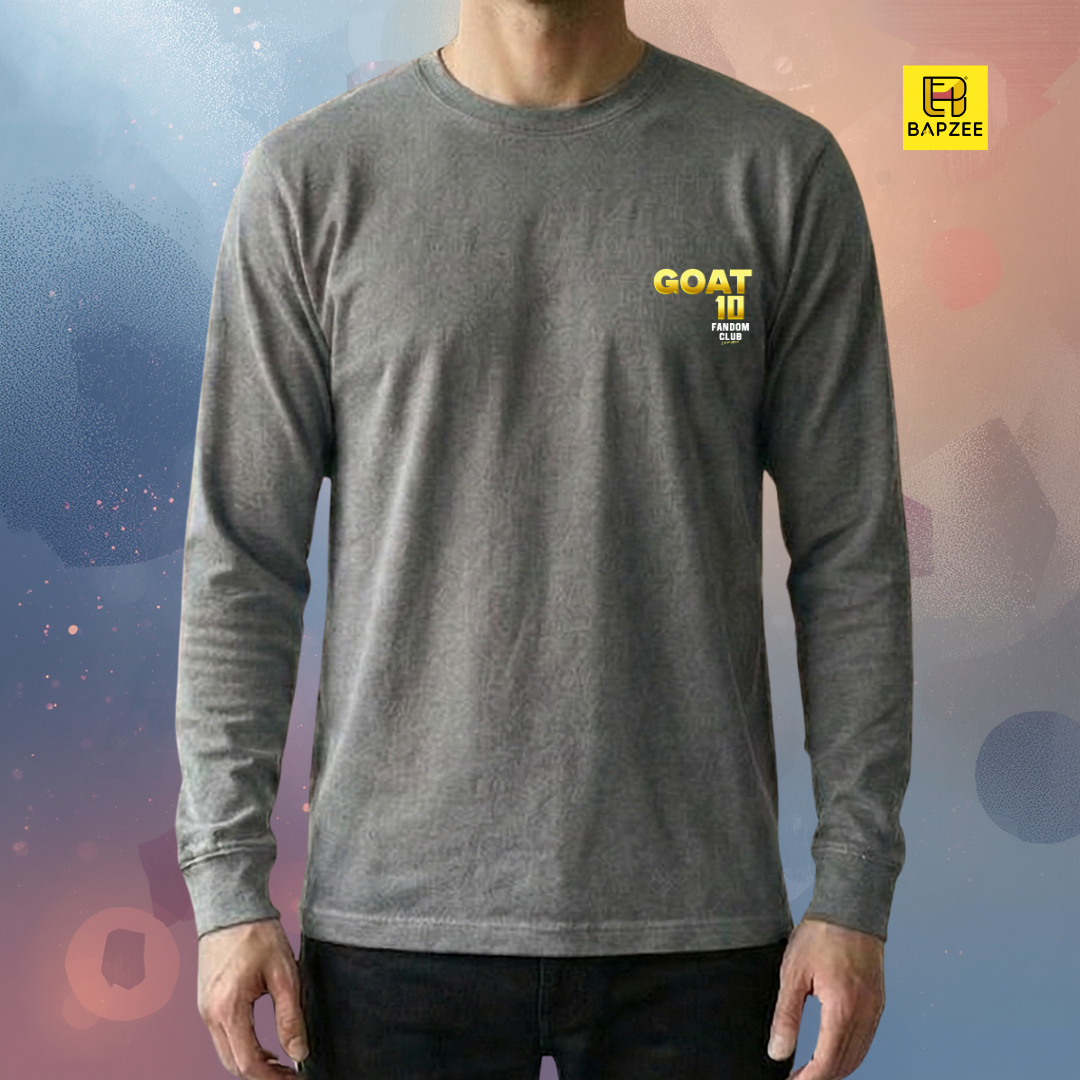 Goat 10-Messi Edition-Men's Full Sleeve T-Shirt