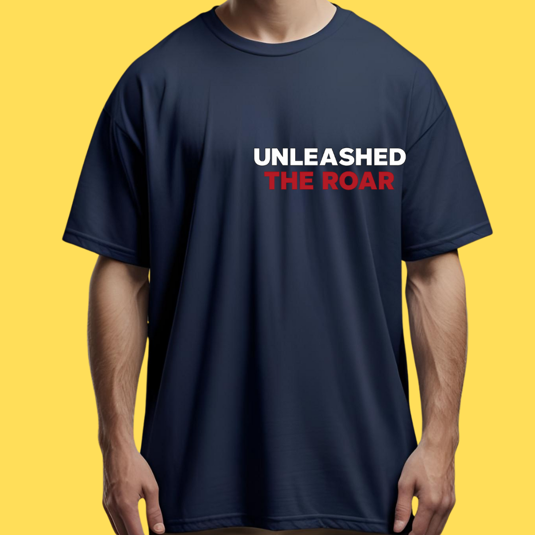 UNLEASHED THE ROAR-Lion themed Exclusive Edition-Unisex Oversized Classic T-Shirt