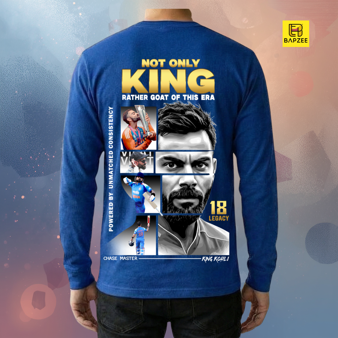Legacy 18-King Kohli Edition-Men's Full Sleeve T-Shirt