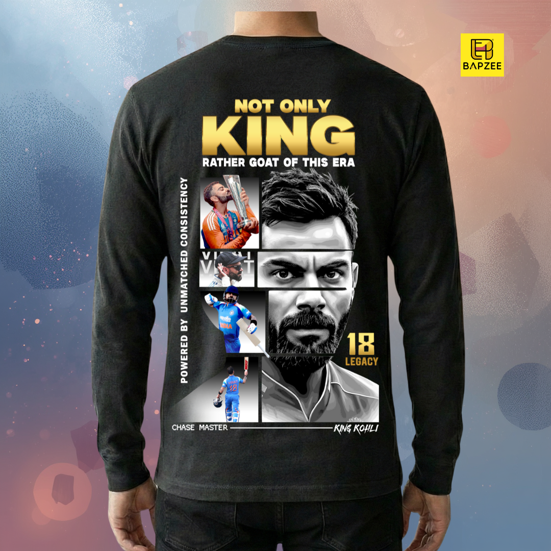 Legacy 18-King Kohli Edition-Men's Full Sleeve T-Shirt