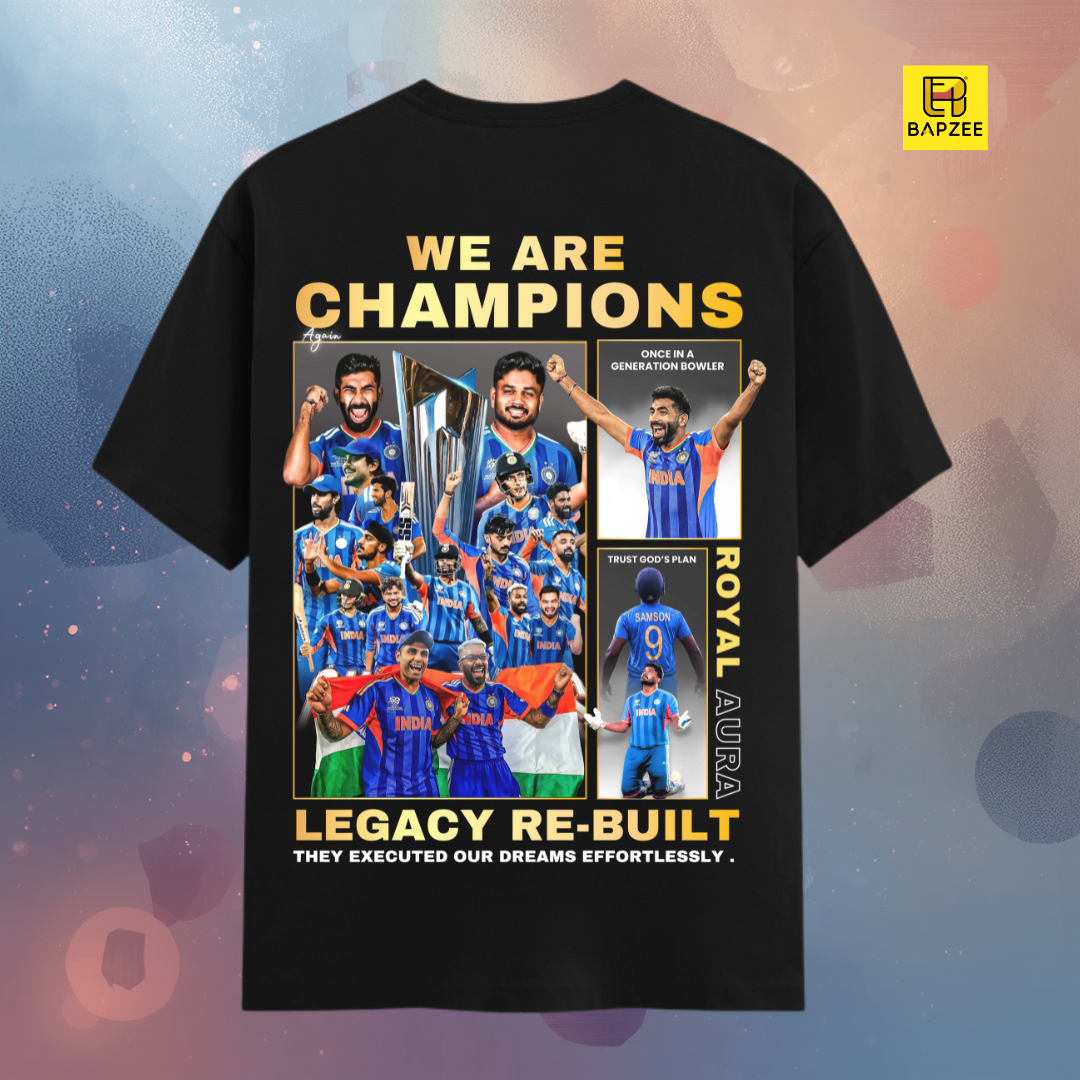 Team India T20 World Cup Fan Theme Based Tee-Unisex Classic Crew T-Shirt