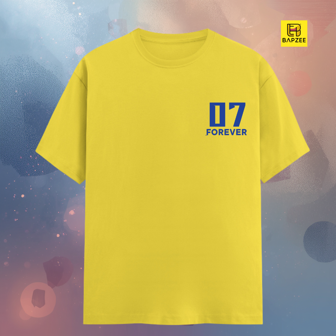 MS Dhoni IPL 2026 Edition-Fan themed-Unisex Classic Yellow Crew T-Shirt