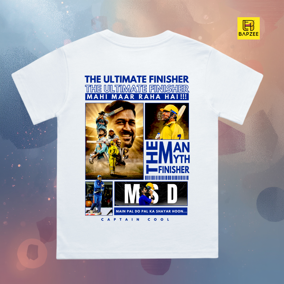 Dhoni Fan Edition IPL 2026 -Kids Crew Neck T-Shirt