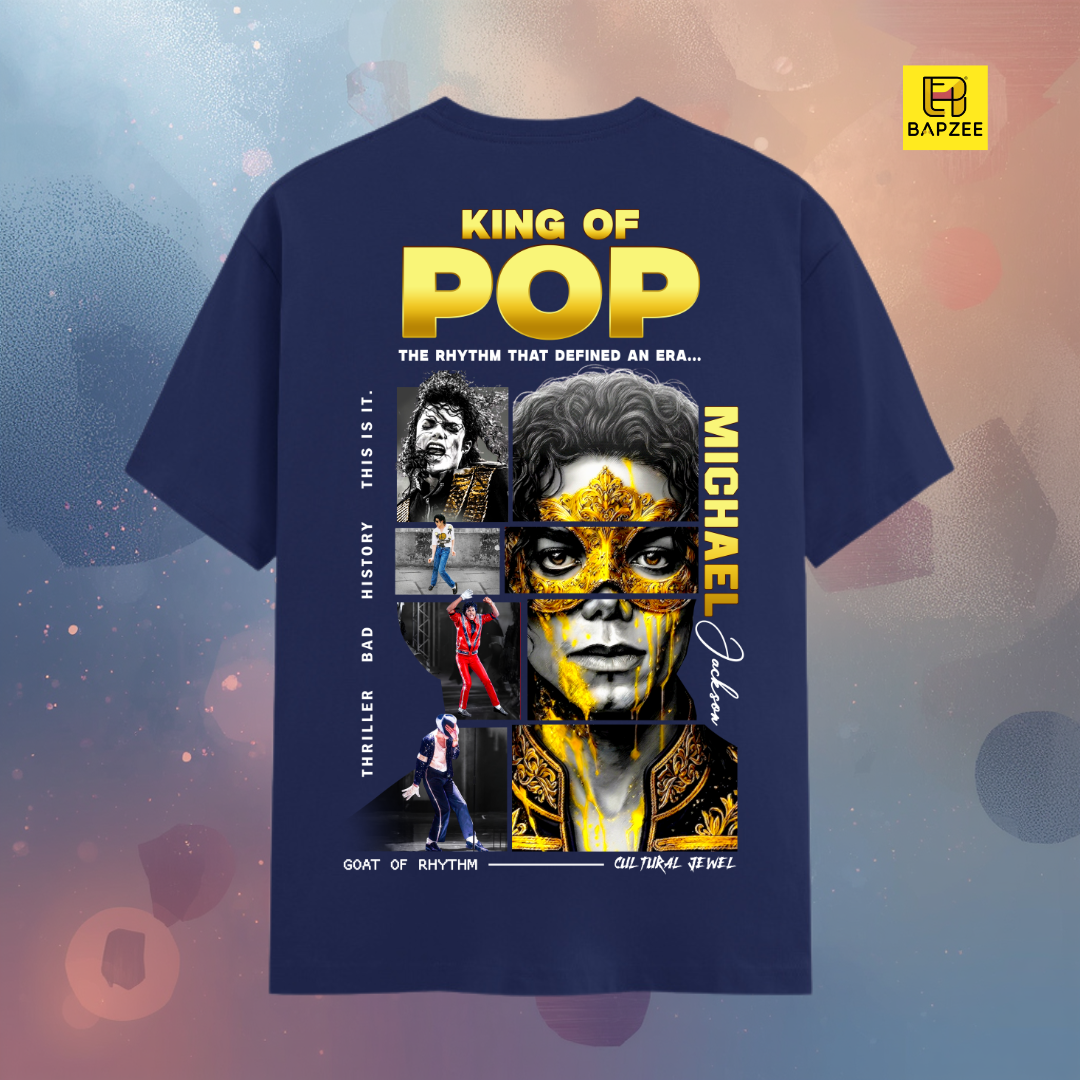 Michael Jackson Exclusive-Back print-Unisex Classic Crew T-Shirt