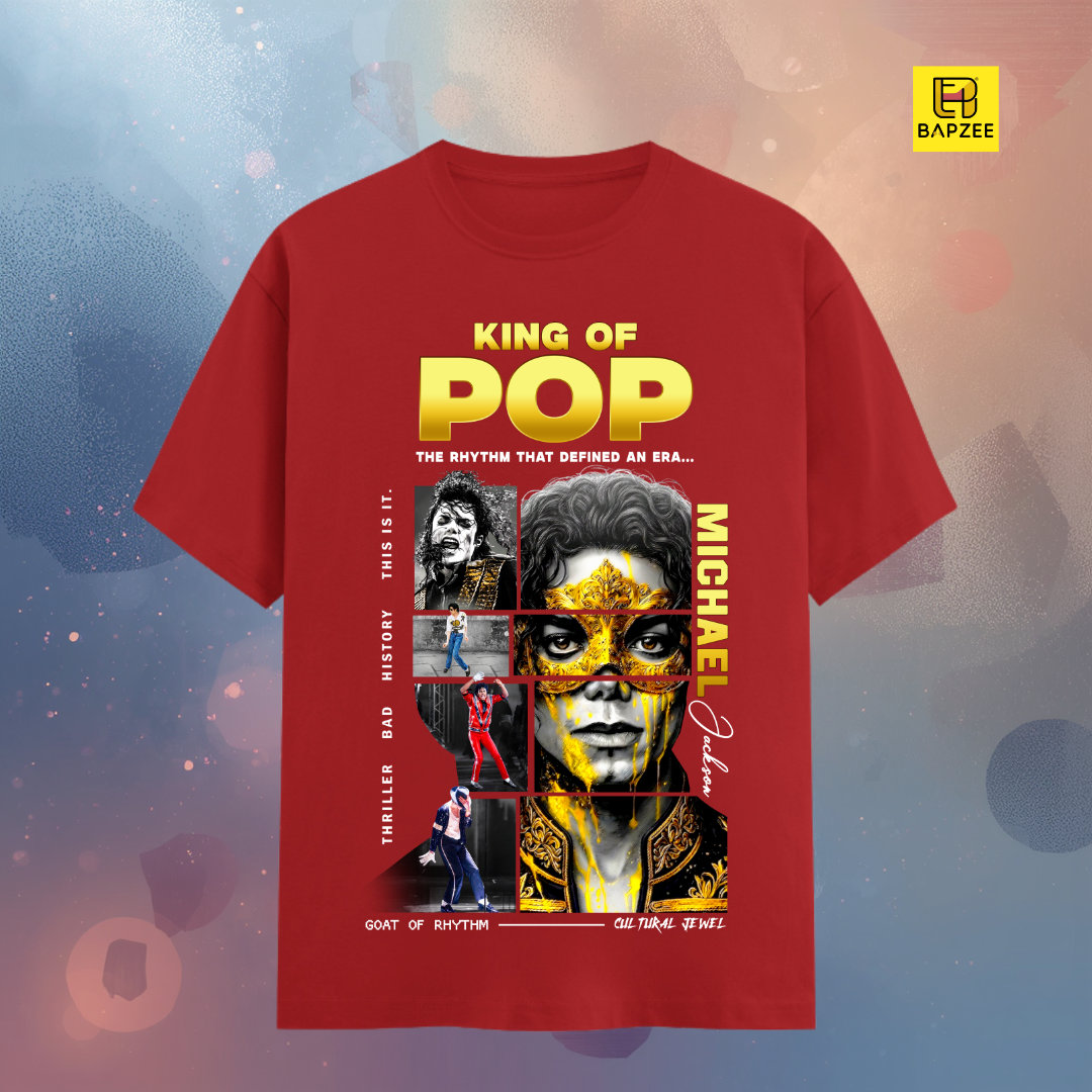 Michael Jackson-The Goat-Front Print-Unisex Classic Crew T-Shirt
