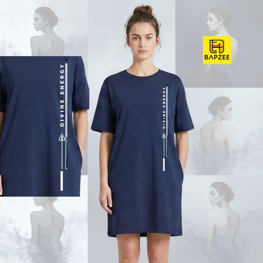 Soul Echoes-Lord Shiva Edition-T-Shirt Dress