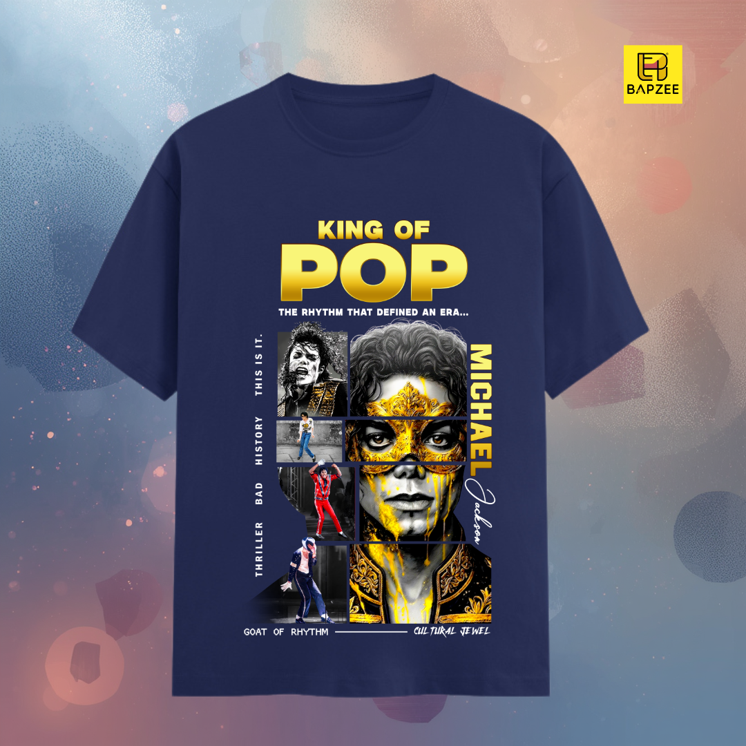 Michael Jackson-The Goat-Front Print-Unisex Classic Crew T-Shirt