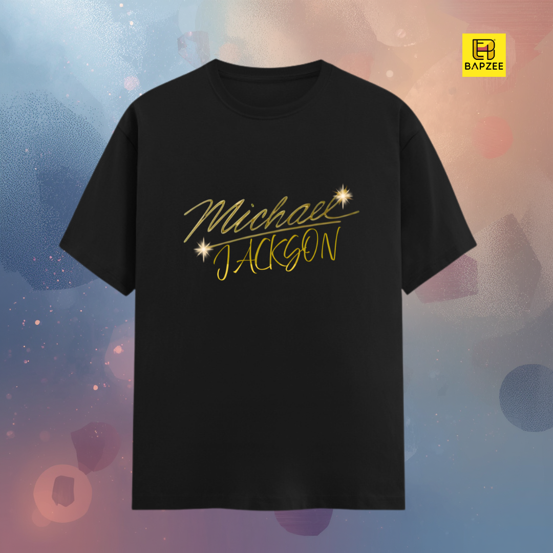 Michael Jackson-Exclusive-Gloves Hiding Face Smile-Unisex Classic Crew T-Shirt