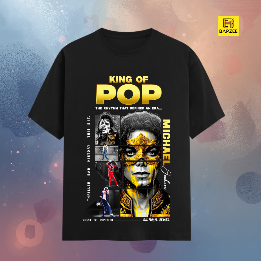 Michael Jackson-The Goat-Front Print-Unisex Classic Crew T-Shirt