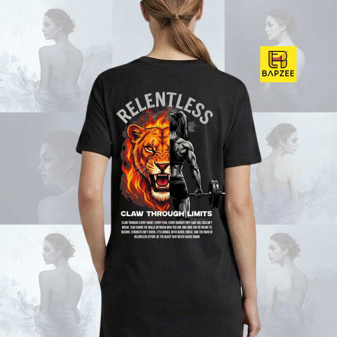 Relentless-alpha-Female Fitness Edition-T-Shirt Dress