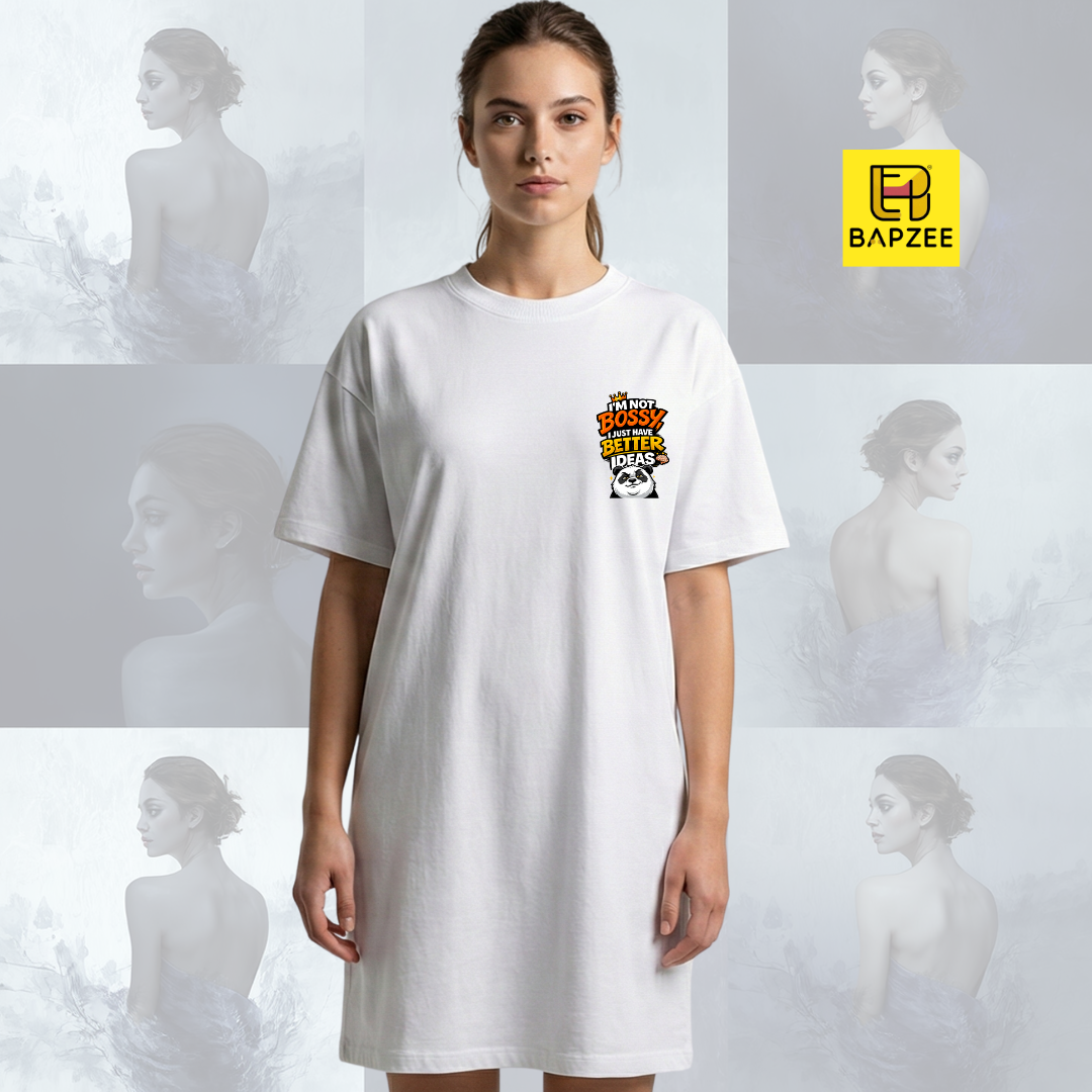 I am not Bossy-Ladies premium T-Shirt Dress