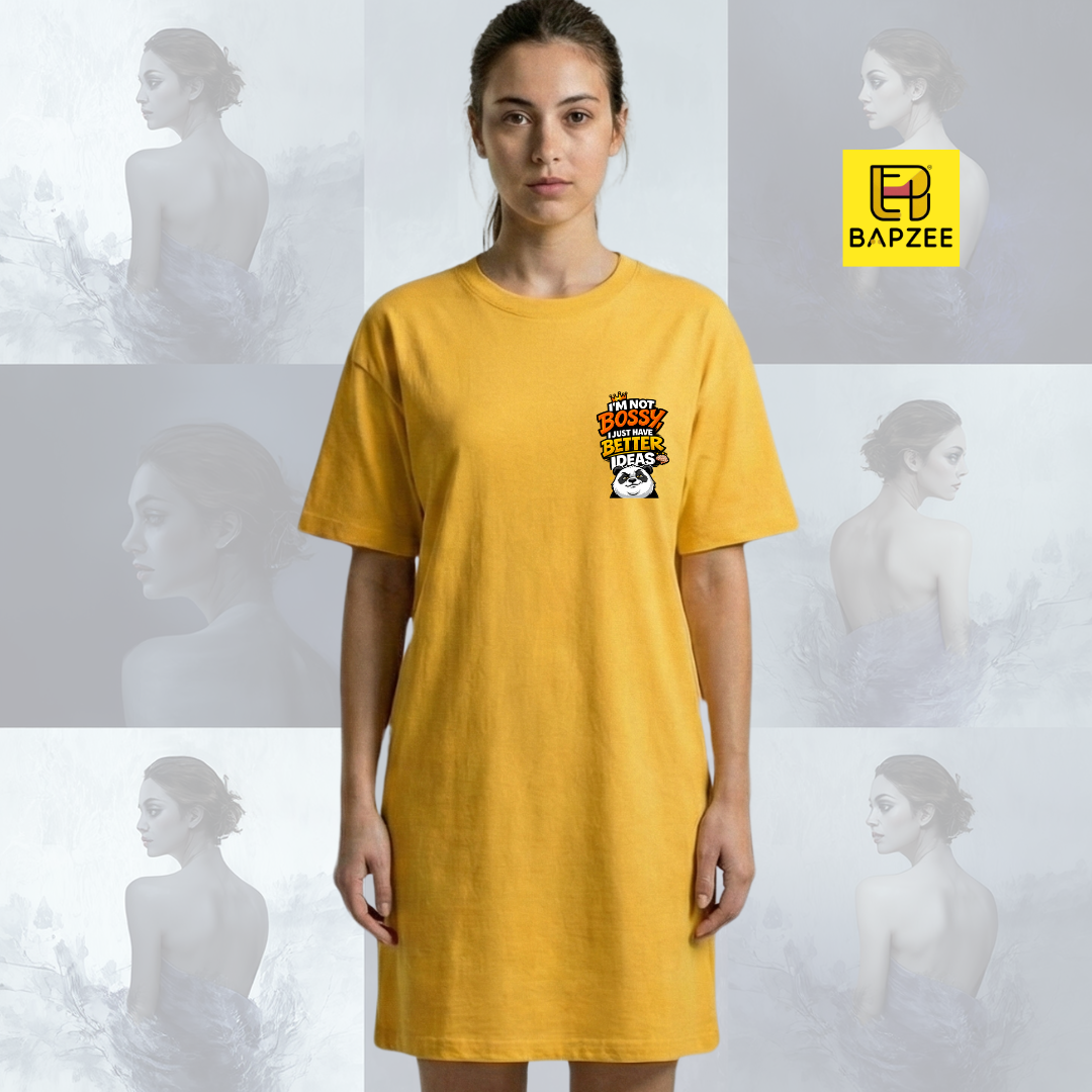 I am not Bossy-Ladies premium T-Shirt Dress