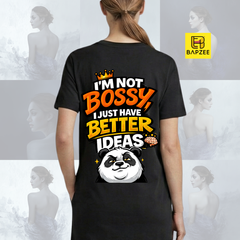 I am not Bossy-Ladies premium T-Shirt Dress
