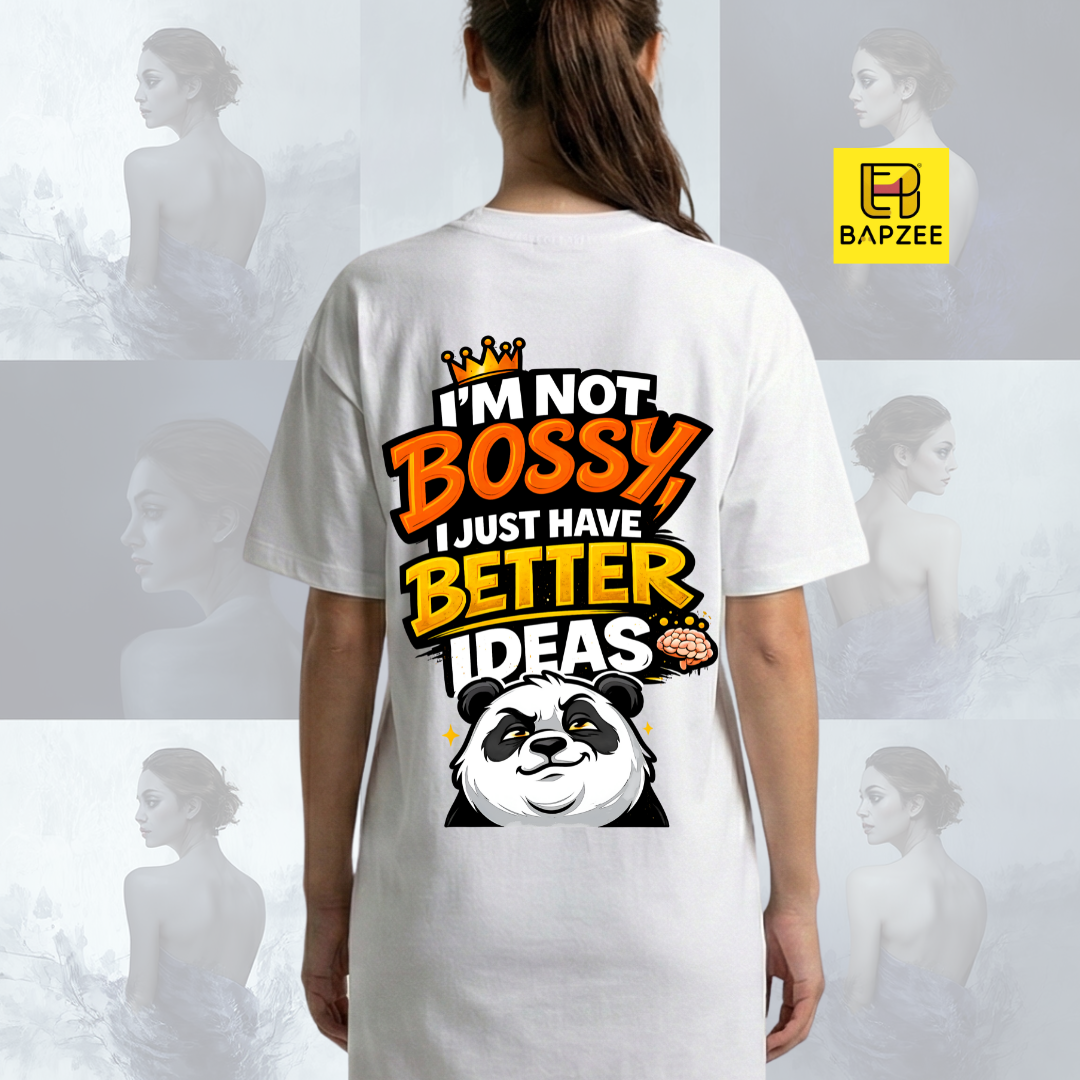 I am not Bossy-Ladies premium T-Shirt Dress