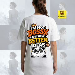 I am not Bossy-Ladies premium T-Shirt Dress