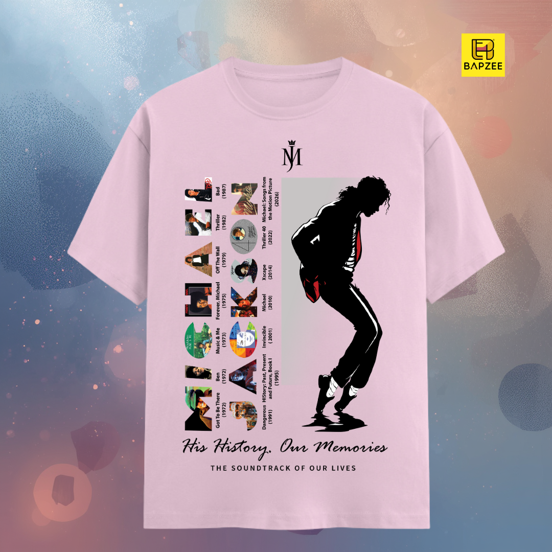 Michael Jackson-Celebrating His Legacy-Light Shades-Unisex Classic Crew T-Shirt