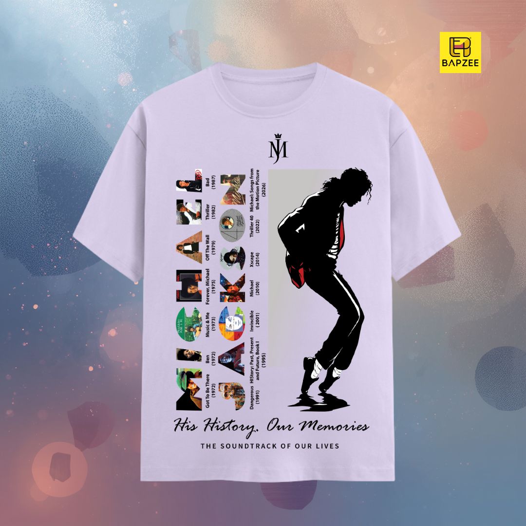 Michael Jackson-Celebrating His Legacy-Light Shades-Unisex Classic Crew T-Shirt