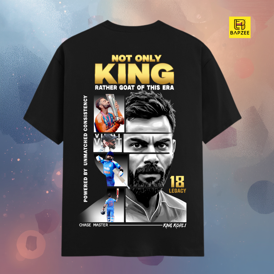 Virat Kohli-Not Only King-Rather Goat-Unisex Classic Crew T-Shirt