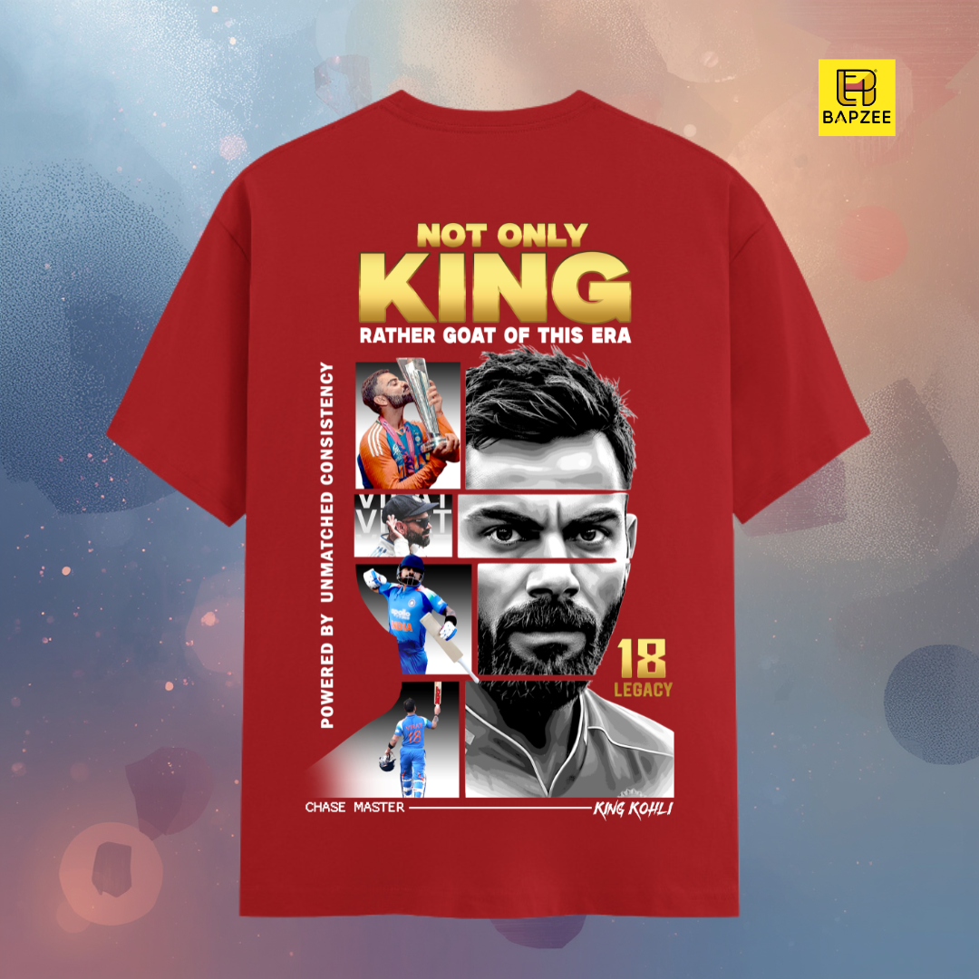 Virat Kohli-Not Only King-Rather Goat-Unisex Classic Crew T-Shirt