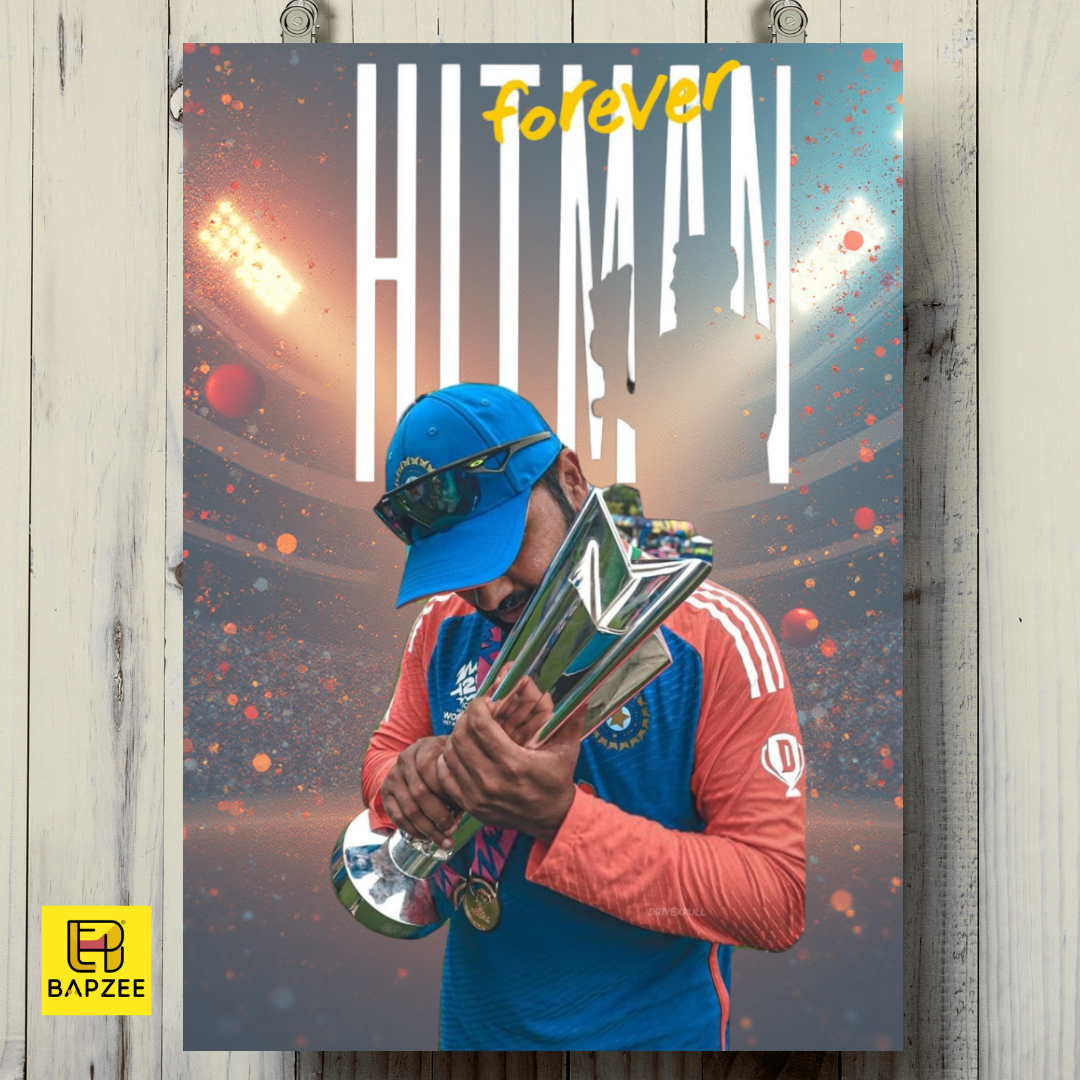 Rohit Sharma-Hitman Forever-Fan based-Acrylic Poster