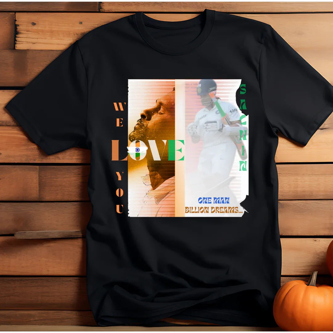 Cricket Lovers Limited Edition T-shirt Design -  SRT #Sachin Tendulkar.