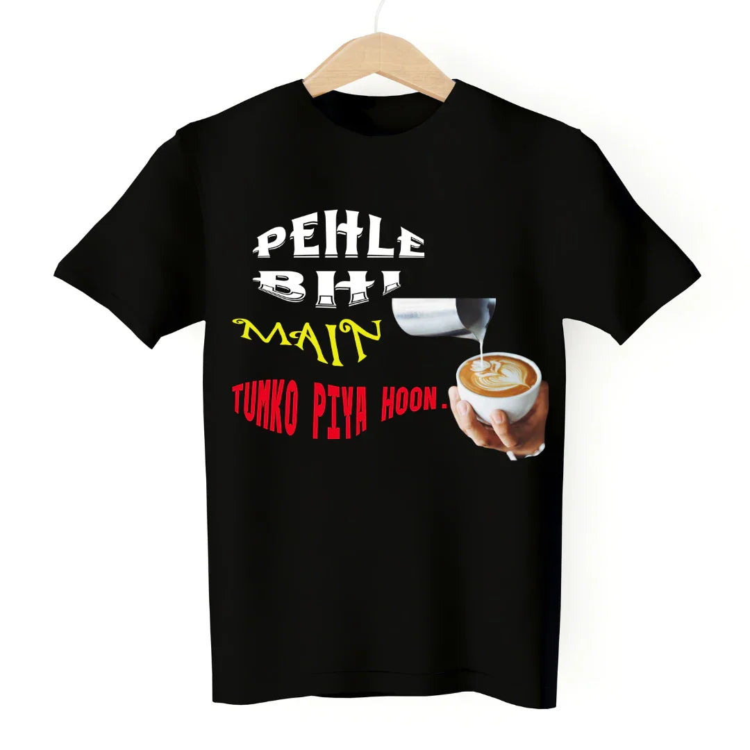 Coffee Lovers T shirt Bollywood Trending Songs Themed