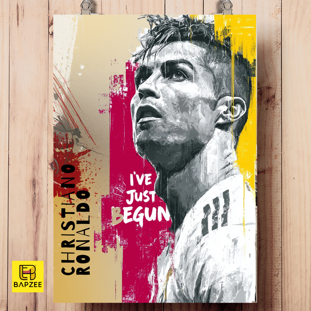Christiano Ronaldo-CR7-Goat-Premium Acrylic Poster