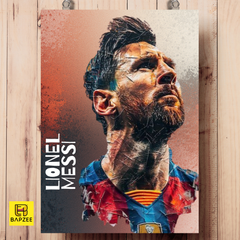 Lionel Messi-Goat-10-Premium Acrylic Poster