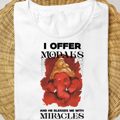 "Modaks & Miracles Bappa Tee" -Unisex Classic Crew T-Shirt