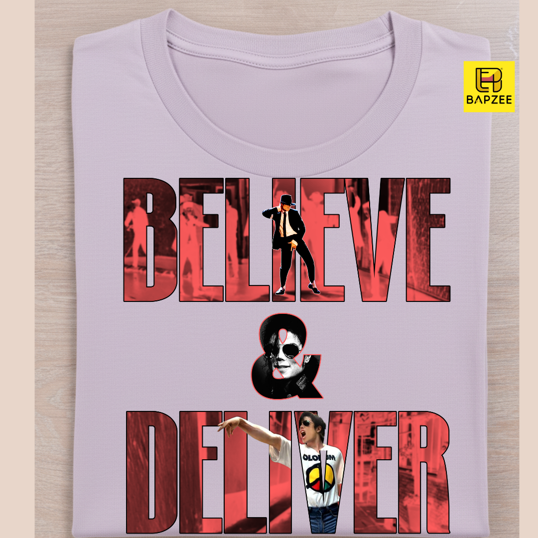 Believe & Deliver-The Goat Michael Jackson Edition-Light Shades-Unisex Classic Crew T-Shirt