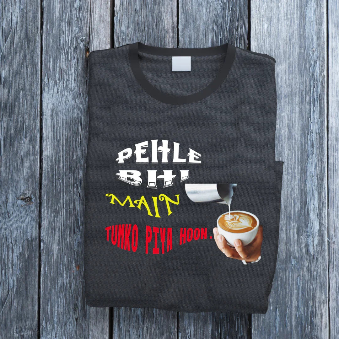 Coffee Lovers T shirt Bollywood Trending Songs Themed