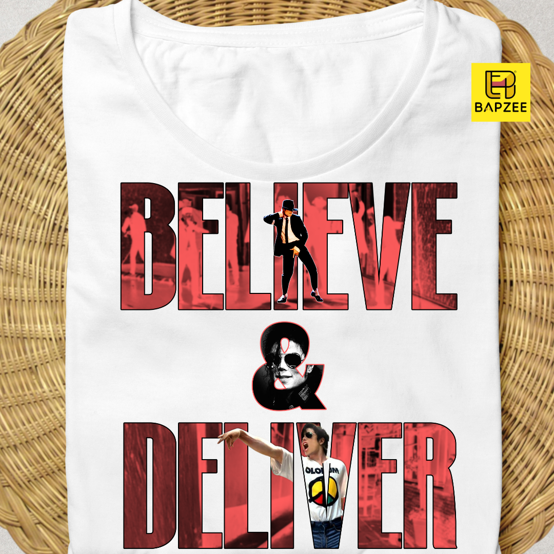 Believe & Deliver-The Goat Michael Jackson Edition-Light Shades-Unisex Classic Crew T-Shirt