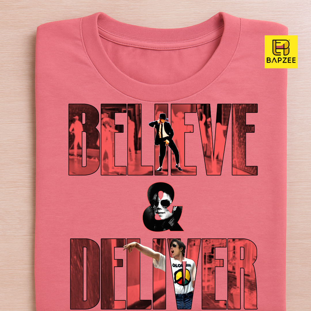 Believe & Deliver-The Goat Michael Jackson Edition-Light Shades-Unisex Classic Crew T-Shirt